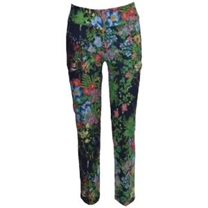 Joseph Ribkoff Tropical Floral Ponte Pants Size 8